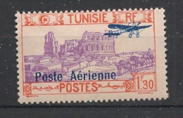 TUNISIE - 1928 - Poste Aérienne PA N°YT. 7 - Avion 1f30 - Neuf* / MH VF - Posta Aerea