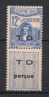 TUNISIE - 1945-47 - Taxe TT N°YT. 56 - Déesse 12f Outremer - Neuf Luxe** / MNH / Postfrisch - Portomarken