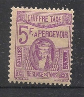 TUNISIE - 1923-29 - Taxe TT N°YT. 50 - Déesse 1c - Neuf Luxe** / MNH / Postfrisch - Strafport