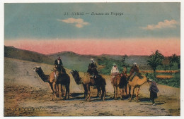 CPA - SYRIE - Druzes Au Voyage - Syrie