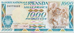 Rwanda 1.000 Francs, P-21 (01.01.1988) - UNC - Rwanda