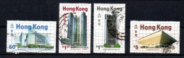 Hong Kong 1984 Set Buildings/Architecture Stamps (Michel 474/77) Used - Gebruikt