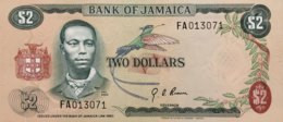 Jamaica 2 Dollars, P-58 (1973) - UNC  - Commemorative Issue - Jamaique