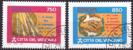 Vatican, 1995, 1141/42, Used Oo, Europa: Frieden Und Freiheit. - Gebruikt