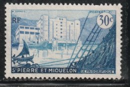 ST. PIERRE ET MIQUELON 25 //  YVERT 348 // 1955-56. - Usati