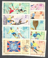 Hungary 1966. Football / Soccer World Cup, England Nice Set, Used Michel: 2242-2250 - 1966 – Inghilterra