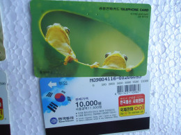 KOREA   USED CARDS  FROG UNITS 10000 - Corée Du Sud
