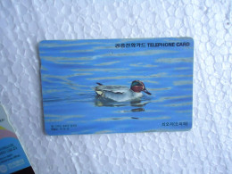 KOREA   USED CARDS  BIRD DUCK - Other & Unclassified