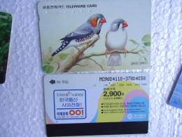 KOREA   USED CARDS  BIRD BIRDS - Corée Du Sud