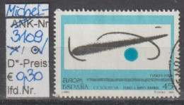 1993 - SPANIEN - SM "Europa: Zeitgenöss. Kunst" 45 Ptas Mehrf. - O  Gestempelt - S.Scan (3109o  Esp) - Gebraucht