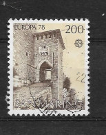 Timbres Oblitérés De Saint Marin, N°956 YT, Europa 1978, Architecture - 1976