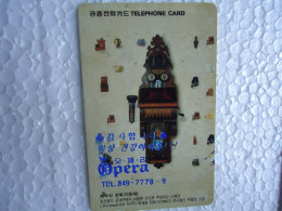 KOREA   USED CARDS TELEPHONES - Telefoni