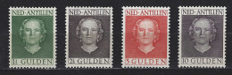 Nederlandse Antillen 230 231 232 233 MNH ; Koningin Queen Reine Juliana 1950 - Curaçao, Nederlandse Antillen, Aruba