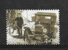 Timbres Oblitérés De Norvège 1999, N°1276 YT, Millénaire, Voiture Ancienne - Gebraucht