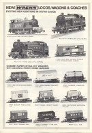 Catalogue WRENN 1971/72 New Additions In OO/HO Gauge Locos Wagons Coaches - Englisch