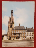 CPSM Grand Format -  Solre Le Chateau  -(Nord ) -  Hôtel De Ville Et Eglise St Pierre - Solre Le Chateau