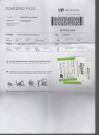 Boarding Pass - 2022 - TAP Air Portugal / Aeroporto De Porto Francisco + Lisbon Airport - TP1939 + TP874 - Europa