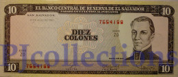 EL SALVADOR 10 COLONES 1980 PICK 129b UNC - Salvador