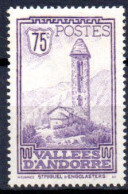 Andorre: Yvert N° 37* - Neufs