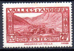 Andorre: Yvert N° 45* - Neufs