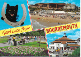 SCENES FROM BOURNEMOUTH, DORSET, ENGLAND. UNUSED POSTCARD   Zf3 - Bournemouth (from 1972)