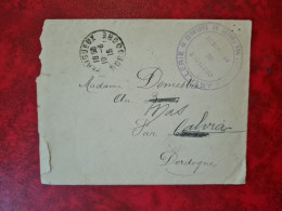 LETTRE PERIGUEUX 1918 ARTILLERIE TOULOUSE F. M. CACHET CARSAC - Altri & Non Classificati