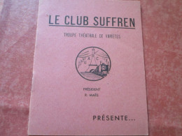 CLUB SUFFREN - De Bikini à Robinson-Revue Joyeuse (programme 4 Pages) - Chemin De Fer