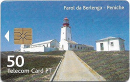 Portugal - PT (Chip) - Farol Da Berlenga - Peniche - PT297 - 02.2001, 50U, 12.000ex, Used - Portugal