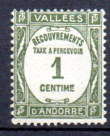 Andorre: Yvert N° Taxe 16**; MNH - Ungebraucht