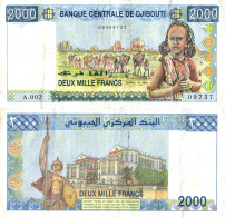 Djibouti / 2.000 Francs / 2005 / P-43(a) / VF - Djibouti