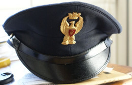 ITALIA, STORICO CAPPELLO DA COLLEZIONE POLIZIA - Headpieces, Headdresses