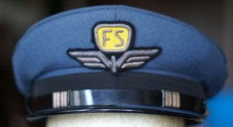 ITALIA, STORICO CAPPELLO DA COLLEZIONE DA FERROVIERE FF.SS. - Hoeden