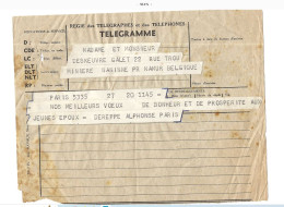 Télégramme De Paris à Naninne. - Telegrams