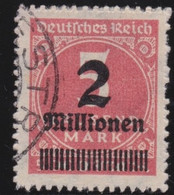 Deutsches Reich    .    Michel  .    312 B    .     O   .     Gestempelt - Gebruikt