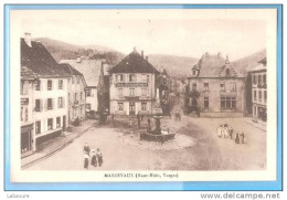 68____MASSEVAUX.......haut Rhin     Vosges..........place...f Ontaine.. Animee....hotel - Masevaux