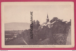 74 - BONNE SUR MENOGE--L'Eglise Et Le Saleve---cpsm Pf - Bonne