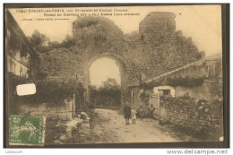 33---CUBZAC LES PONTS--Près St Andre--ruines Du Chateau Des 4 Fils Aymon(cour Interieure)animée - Cubzac-les-Ponts