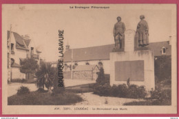 22 - LOUDEAC---Le Monument Aux Morts---cpsm Pf - Loudéac