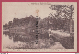 22 - BOSMELEAC--le Barrage--Bords De L'Etang--La Digue---cpsm Pf - Bosméléac