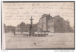 01---BOURG---Place Carriat---animé - Belley