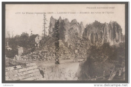 60-- LASSIGNY--Ensemble Des Ruines De L'Eglise  WW1 - Lassigny