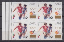 Zaire, Fußball  1016 VB , Xx   (A6.1187) - Unused Stamps