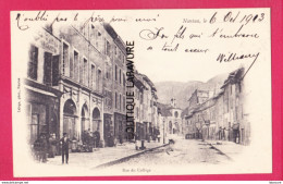 01 - NANTUA----Rue Du College---commerces--animé---Précurseur - Nantua