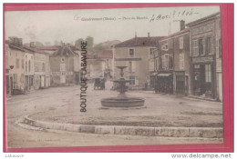 55 - GONDRECOURT--Place Du Marché--commerces--animé--colorisée - Gondrecourt Le Chateau