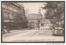 59  VALENCIENNES--Avenue Du Sénateur Girard Et La Gare---automobiles---animé - Valenciennes