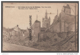 59----DOUAI--Les Ruines De La Rue Bellain--pas Courante - Douai