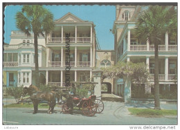 ETATS UNIS--SOUTH CAROLINA--Charleston--Soth Battery Homes-Horse & Card---Nice Card - Charleston