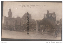 59 - LILLE -Avenue Faidherbe Vers La Bourse-Vue Des Ruines Occasionées Par Le Bombardement Allemand En 1914 WW1 - Lille