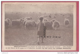 59 - ROUBAIX--Carte Publicitaire LA REDOUTE--Gratuitement Recevez L'Album Des 600 Coloris Des Laines(carte Souple) - Roubaix