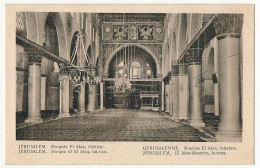 CPA - JERUSALEM (Israël) -  Mosquée El-Aksa, Intérieur - Israel